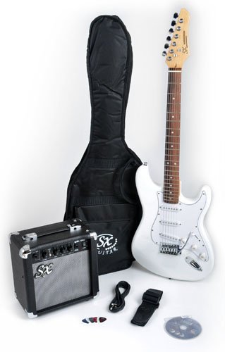 SX RST 3/4 WT Short Scale Guitar Package with Amp, Carry Bag and Instructional DVD ( Guitar Kits ) รูปที่ 1