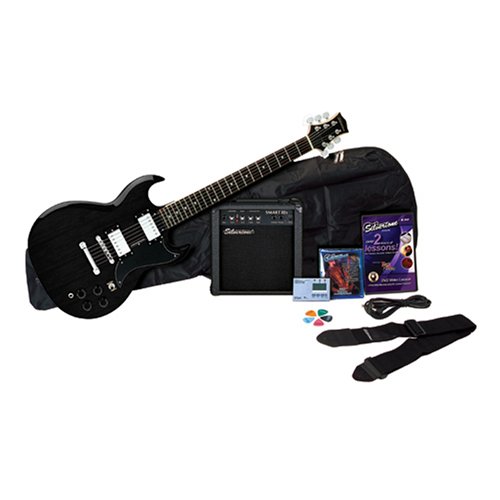 Silvertone Rockit 21 Guitar Package, Liquid Black ( Guitar Kits ) รูปที่ 1