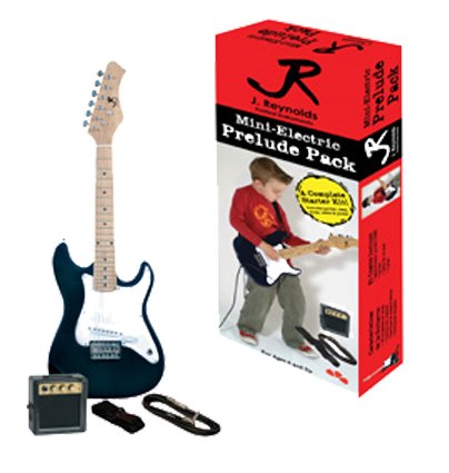 J. Reynolds Children's Electric Guitar Prelude Package - Beautiful Black ( Guitar Kits ) รูปที่ 1