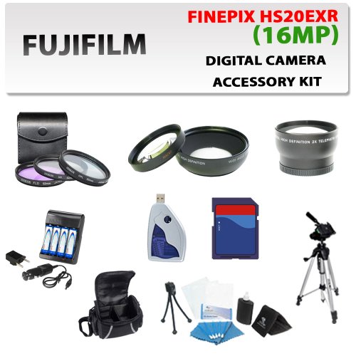 Review Fujifilm Finepix Hs Exr Digital Camera Accessory Kit Including