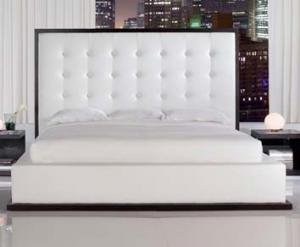 Ludlow White Platform Bed  รูปที่ 1