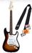 รูปย่อ Squier by Fender Bullet Strat HSS, Rosewood Fretboard and Tremolo Combo with Levy Nylon Strap, Guitar Strings, Polishing Cloth, and Pick Card - Brown Sunburst ( Guitar Kits ) รูปที่1