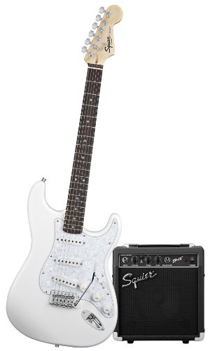 Squier by Fender Stop Dreaming-Start Playing Set: SE Special w/ Squier by Fender SP10 Amplifier, Arctic White ( Guitar Kits ) รูปที่ 1