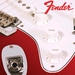 รูปย่อ Fender Starcaster Strat Electric Guitar, red ( Guitar Kits ) รูปที่3