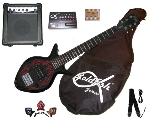 Firefish Guitar Package - Black ( Goldfish Guitars guitar Kits ) ) รูปที่ 1