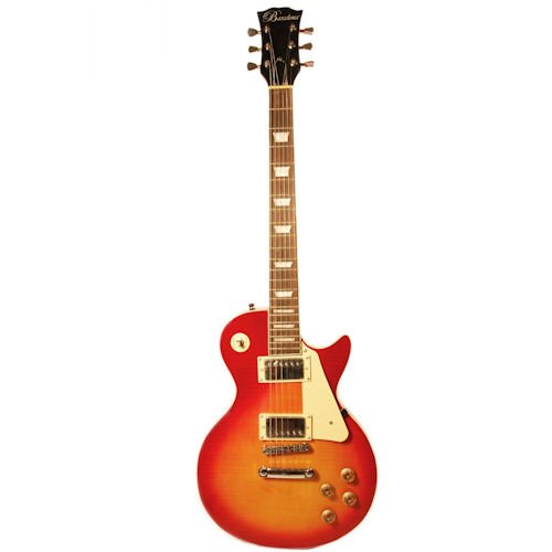 Barcelona LP Style Full Size Electric Guitar Set with 10 Watt Amp - Cherry Sunburst ( Barcelona guitar Kits ) ) รูปที่ 4