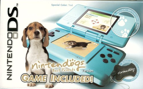 Nintendo DS Teal with Nintendogs Best Friends Bundle ( NDS Console ) รูปที่ 1