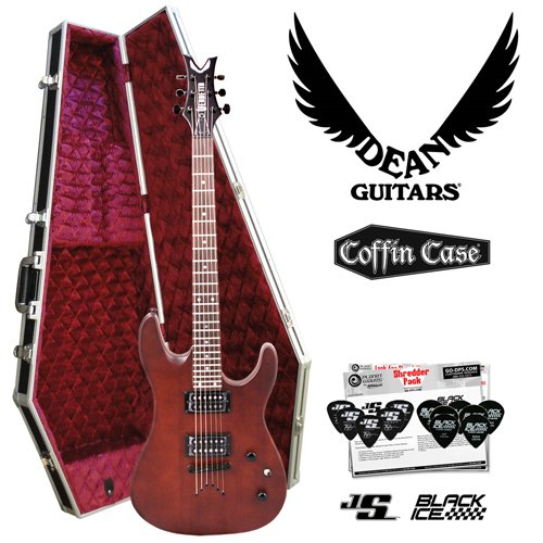 Dean Vendetta XM Satin Natural (VNXM-SN) Electric Guitar with Planet Waves 12-Pick Shredder Pack & DL125 Coffin Case ( Guitar Kits ) รูปที่ 1