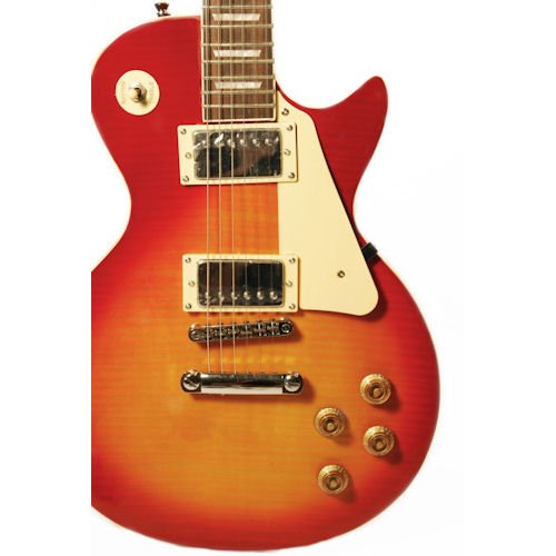 Barcelona LP Style Full Size Electric Guitar Set with 10 Watt Amp - Cherry Sunburst ( Barcelona guitar Kits ) ) รูปที่ 5
