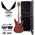 Dean Vendetta XM Satin Natural (VNXM-SN) Electric Guitar with Planet Waves 12-Pick Shredder Pack & MBT Hard Case 