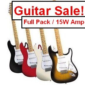 Premium Right or Left Handed Electric Guitar Package - 8 Colors To Choose From ( Guitar Kits ) รูปที่ 1