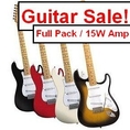 Premium Right or Left Handed Electric Guitar Package - 8 Colors To Choose From ( Guitar Kits )