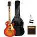 รูปย่อ Barcelona LP Style Full Size Electric Guitar Set with 10 Watt Amp - Cherry Sunburst ( Barcelona guitar Kits ) ) รูปที่1