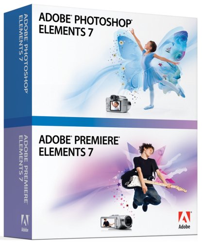 Adobe Photoshop Elements & Premiere Elements 7 [OLD VERSION] [ Elements & Premiere Elements 7 Edition ] [Pc CD-ROM] รูปที่ 1