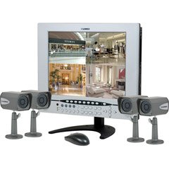 Lorex 15-Inch LCD Observation System with Network Digital Video Recorder and 4 Cameras ( CCTV ) รูปที่ 1