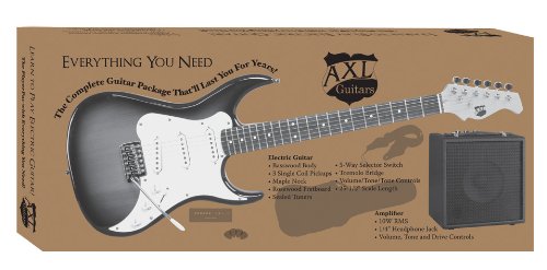 AXL AS-BOX-L3/4 Electric Guitar PlayerPac, ¾ Size Left-Handed ( AXL guitar Kits ) ) รูปที่ 1