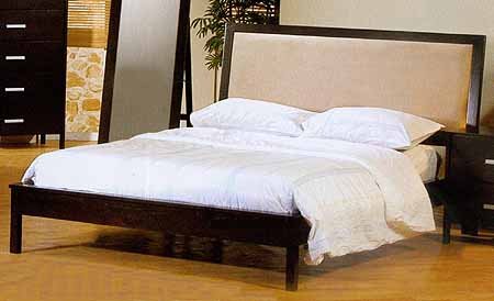 Cappuccino Finish Symphony Queen Platform Bed  รูปที่ 1