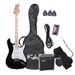 รูปย่อ Kalos by Cecilio EGP-BK 39" Black Electric Guitar Package with 15 Watt Amp ( Kalos by Cecilio guitar Kits ) ) รูปที่1