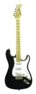 Main Street Double Cutaway Electric Guitar in Black 