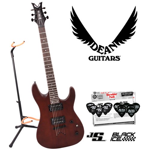 Dean Vendetta XM Satin Natural (VNXM-SN) Electric Guitar with Ultra Stand & Planet Waves 12-Pick Shredder Pack  รูปที่ 1