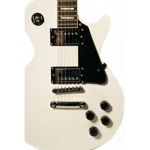 Barcelona LP Style Full Size Electric Guitar Set with 10 Watt Amp - White ( Barcelona guitar Kits ) ) รูปที่ 5