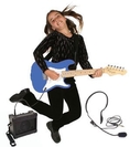 BeBoP Mini-Electric Guitar Package - Blue ( BeBoP guitar Kits ) )