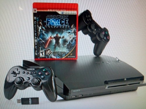 Sony PlayStation PS3 160GB Star Wars: The Force Unleashed Game Bundle with Additional Controller ( Sony PS3 Console ) รูปที่ 1