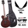 Dean EVO XM Satin Natural (EVOXM-SN) Electric Guitar with TKL 5130 Gig Bag & Planet Waves 12 Pick Shredder Pack! ( Guitar Kits )