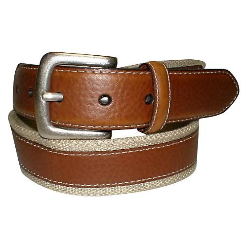 IZOD 35mm Web Tan Belt (leather belt ) รูปที่ 1