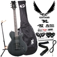 Dean EVO XM Transparent Black (EVOXM-TBK) Electric Guitar & TKL Gig Bag Kit - Includes: Guitar Cable, Planet Waves 12 Pick Shredder Pack, Planet Waves Guitar Strap, Ultra Stand & TKL Gig Bag! ( Guitar Kits )