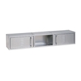 American Furniture Alliance Locker Storage Hutch, Pewter Only (steel bed)