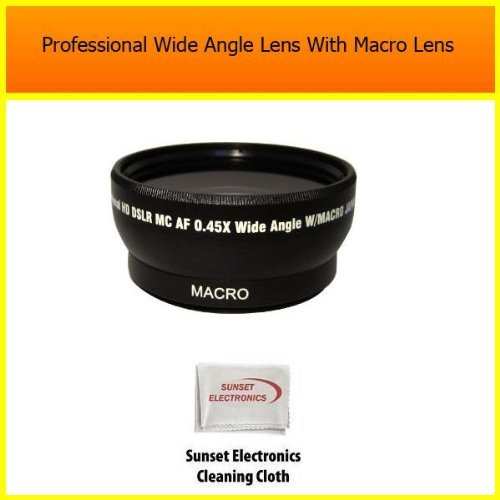 Extra large Wide Angle Lens With Macro lens For The Sony Dslr-a500, A500l, A550 Digital Slr Cameras ( Sunset Lens ) รูปที่ 1