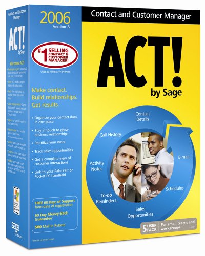 ACT! 2006 (5 User Pack) [ 5 User Pack Edition ] [Pc CD-ROM] รูปที่ 1