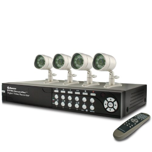 Swann SW244-4M1 DVR4 4-Channel SecuraNet Digital Video Recorder with Bulldog 4-Camera Combo Kit ( CCTV ) รูปที่ 1