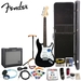 รูปย่อ Fender Squier Affinity Black Strat HSS w/G-DEC® Junior Amp Stop Dreaming, Start Playing Set with Fender/ GO-DPS 12 Pack Pick Sampler (Part# DPS-FN-SAMPLER), Squier Strings, Fender String Winder, Fender Slide, Dunlop Capo, Samson Headphones, Ultra Stand, MBT Hard Case and Fender Polishing Spray, String Cleaner & Polishing Cloth ( Squier Affinity guitar Kits ) ) รูปที่1