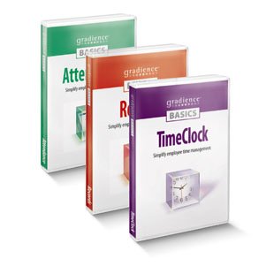 GradienceTM Basics Attendance / TimeClock / Records Software Bundle  [Pc CD-ROM] รูปที่ 1