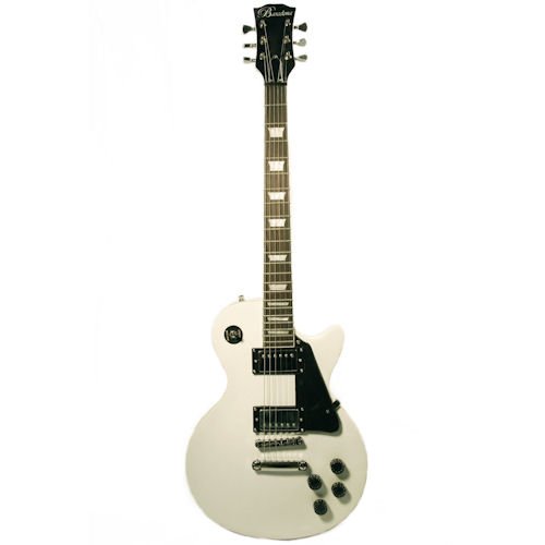 Barcelona LP Style Full Size Electric Guitar Set with 10 Watt Amp - White ( Barcelona guitar Kits ) ) รูปที่ 4