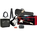 Squier(R) 030-1610-025 Strat(R) & Bullet(R) Amp- Red ( Squier guitar Kits ) )