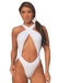 รูปย่อ Swimsuit UjENA Pretzel 1-PC Swimsuit in 2 Colors (Type one Piece) รูปที่2