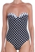 รูปย่อ Swimsuit Moontide Spot On Black and White Dual Cup Underwired Swimsuit (Type one Piece) รูปที่2