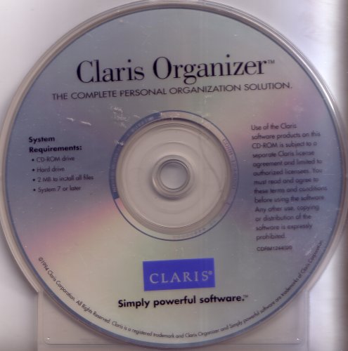 Claris Organizer: The Complete Personal Organization Solution   รูปที่ 1