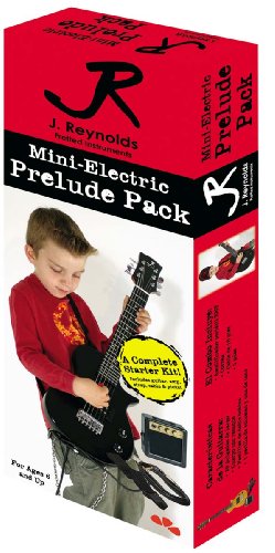 J. Reynolds Children's Electric Guitar Prelude Package - Jet Black ( J. Reynolds guitar Kits ) ) รูปที่ 1