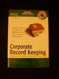 Corporate Record Keeping Made E-Z CD-ROM Software  [Mac CD-ROM]