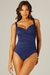 รูปย่อ Swimsuit Miraclesuit Must Haves Sanibel Navy Hidden Underwire Swimsuit (Type one Piece) รูปที่1