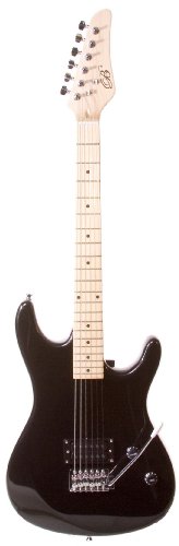 36 Inch Junior Electric Guitar 3/4 Size with Amp Beginner Kit - Black ( A-Z Music guitar Kits ) ) รูปที่ 1