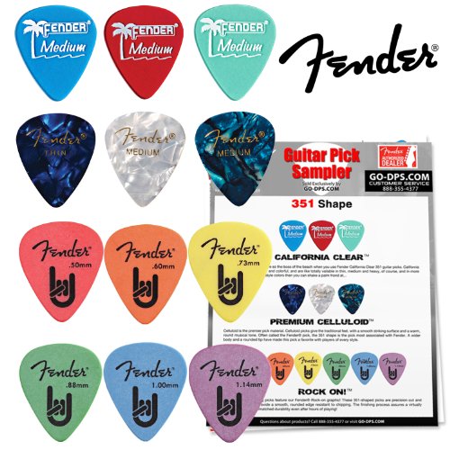Fender Squier Affinity Special Metallic Red Strat Stop Dreaming, Start Playing Set with Basic Upgrade Pack - Upgrade Pack Includes: Fender/ GO-DPS 12 Pack Pick Sampler (Part# DPS-FN-SAMPLER), Squier Strings, Ultra Stand & Fender String Winder ( Squier Affinity guitar Kits ) ) รูปที่ 6