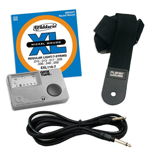 Dean Vendetta XM Transparent Black Satin (VNXM-TBKS) Electric Guitar Kit - Includes: Dean Guitar Cable, D'Addario EXL110 Strings, Qwik Tune Tuner, Planet Waves Guitar Strap, Planet Waves 12-Pick Shredder Pack & MBT Hard Case ( Guitar Kits ) รูปที่ 7