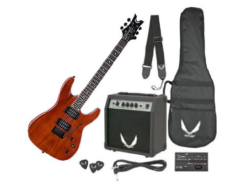 Dean Electric Guitar Starter Pack with Vendetta XMT Natural, 10 Watt Amp, Gig Bag, Cord, Strap, Picks ( Guitar Kits ) รูปที่ 1