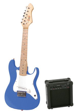 BeBoP Mini-Electric Guitar Package - Blue ( Guitar Kits ) รูปที่ 1