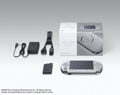 SONY PSP Playstation Portable Console JAPAN Model PSP-3000 Mystic Silver (Japan Import) [PSP-3000-MS] รูปที่ 5